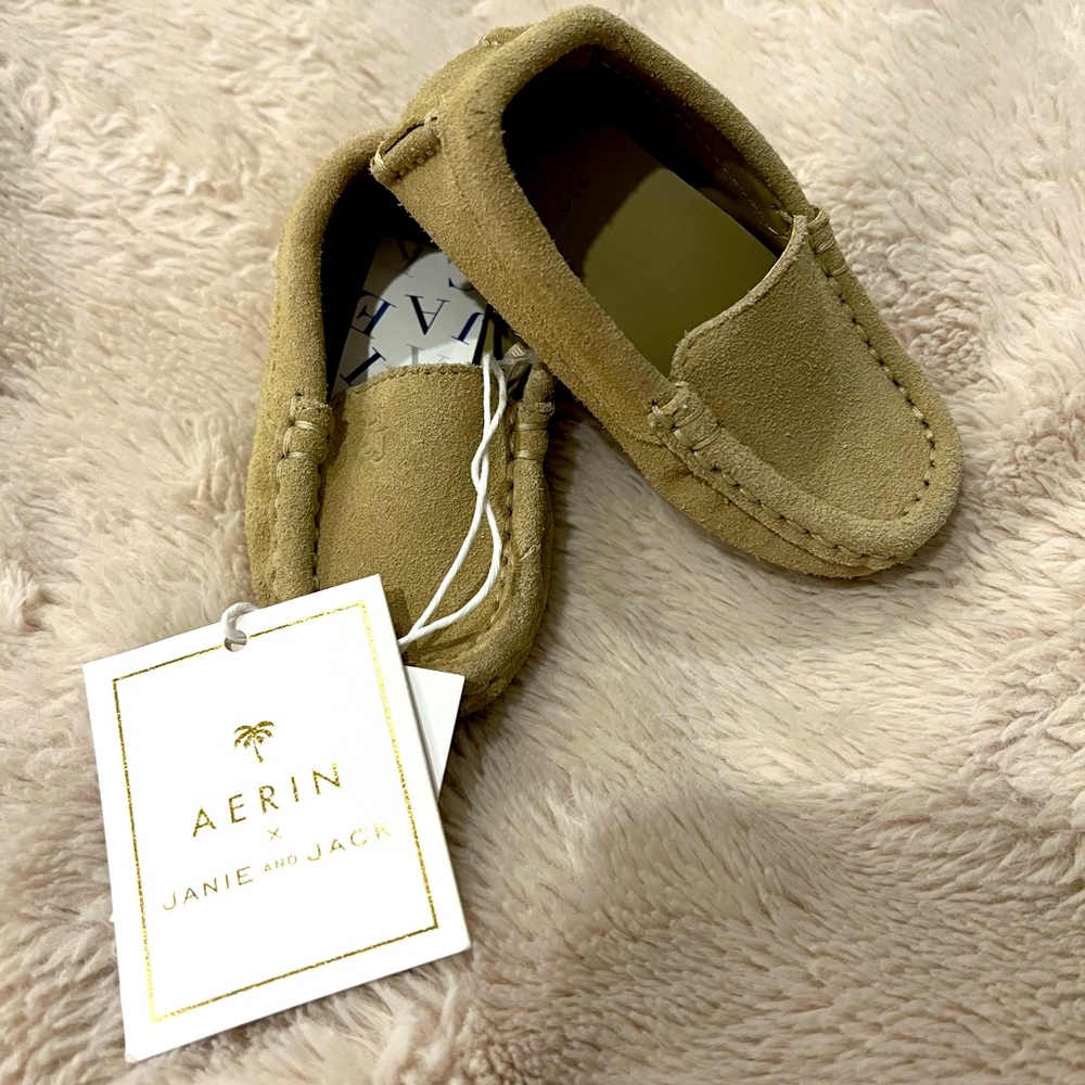 Janie & Jack suede loafers